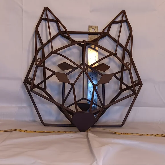 Geometric Bear and Fox Wall Art - Picture 3 of 3